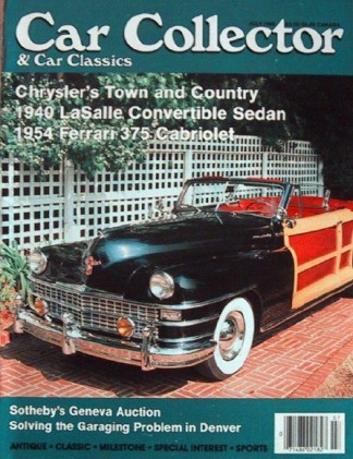 CAR COLLECTOR & CAR CLASSICS 1988 JULY - '40 LASALLE,'31 BENTLY, '54 MILLE MIGLIA 